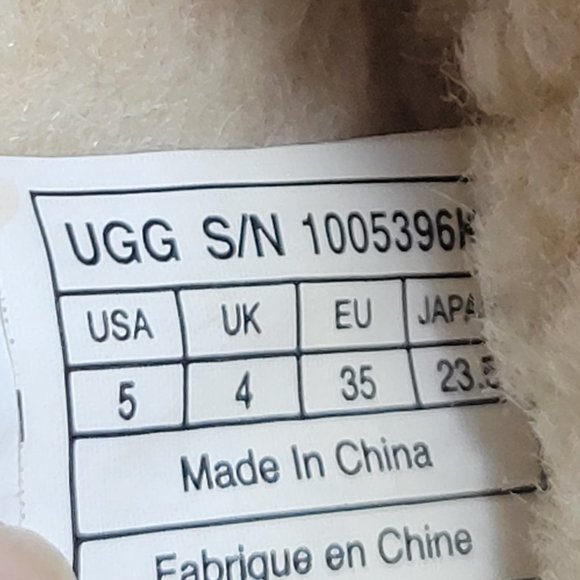 Ugg Australia LARYN Brown Tan Suede Boot Swarovski Women's Size 5 - Picture 8 of 12